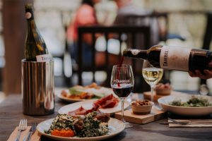 Tahbilk Wine Goulburn Valley traditional winemaking modern restaurant wine tasting and judging