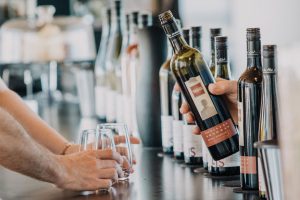 Tallis Wine Goulburn Valley winery bog˘azkere wine Tesla charge port wine tasting vineyard