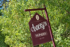 Anderson Winery sign