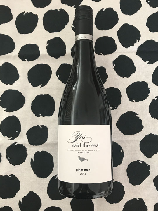 Yes Said The Seal pinot noir