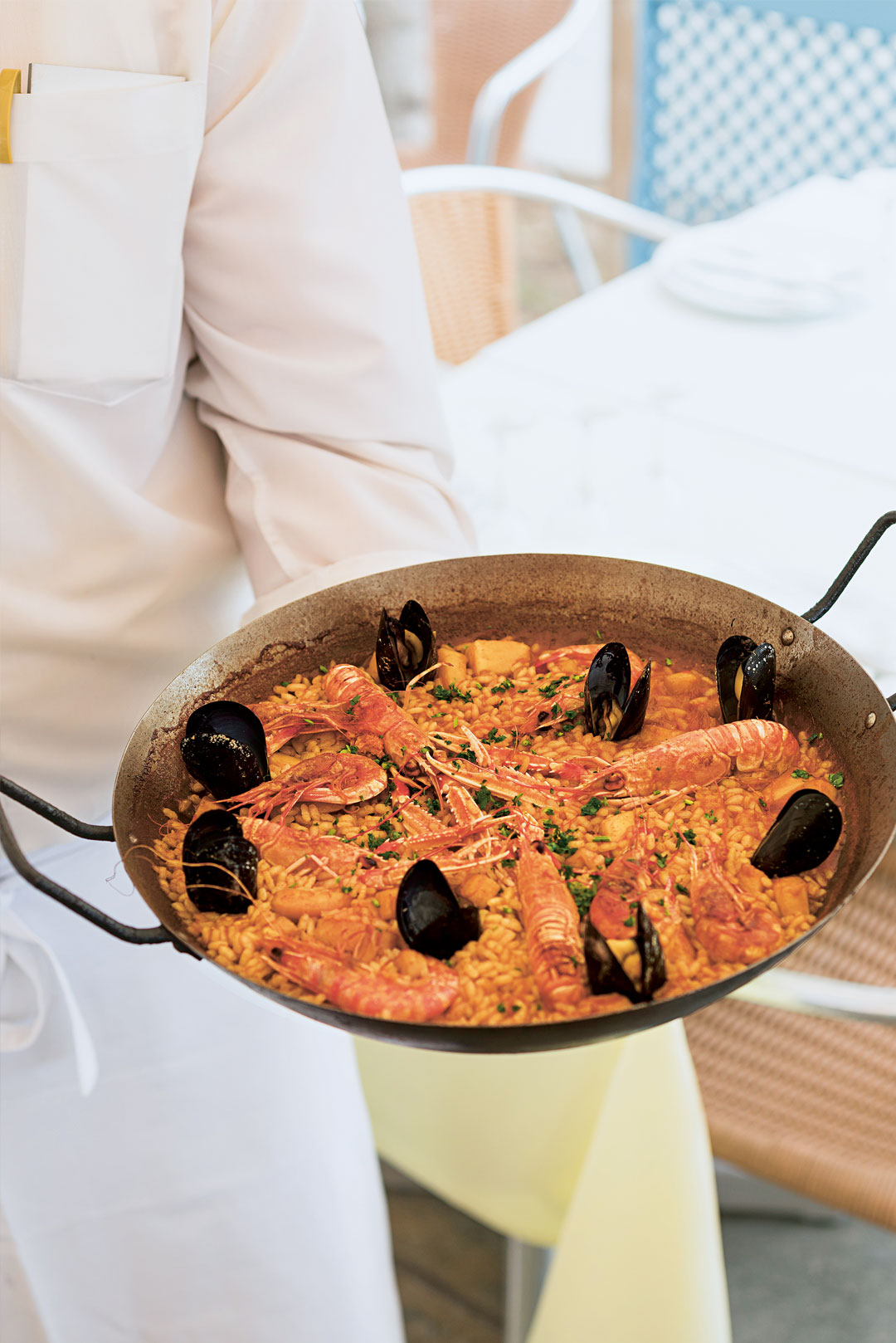 Seafood Paella recipe Barcelona Cult Recipes by Stephen Mitsch