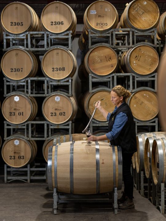 Heathcote Winery - Barrels Piano Piano Wines Vines